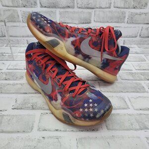 Nike Kobe x Independence Day Red White Blue America Sneakers Men Size 10.5 READ
